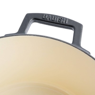 Matte Black 6-Quart Enameled Cast Iron Dutch Oven with Lid