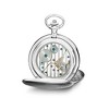 Black Bow Jewelry Charles Hubert Stainless Steel White Dial Analog Pocket Watch 54mm - 2 of 4