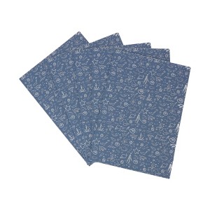 Unique Bargains Gift Wrap Paper White Kraft 27.56x19.69 " 5Pcs - 1 of 4