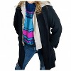 Women's Zipper Button Down Coat - Hem & Thread - 2 of 4