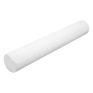 AllSett Health® Ergonomic Memory Foam XXL Cylinder Bolster Body Pillow with Removable Washable Cover in White - 1 of 4