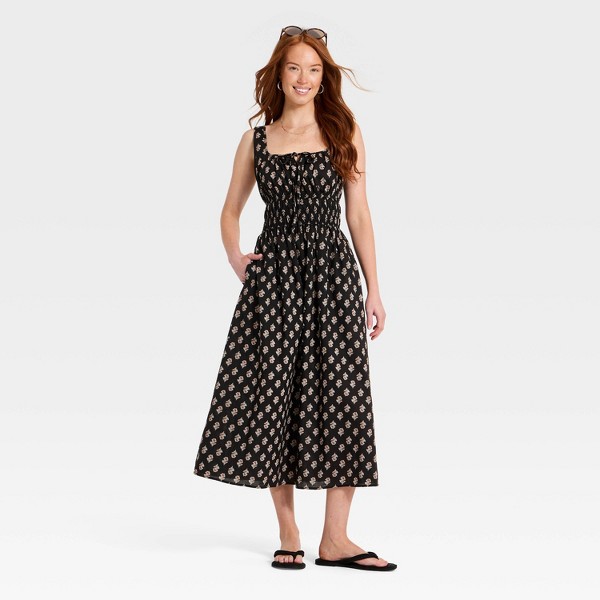 Vestido de verano largo de algodón para mujer - Universal Thread™ 3