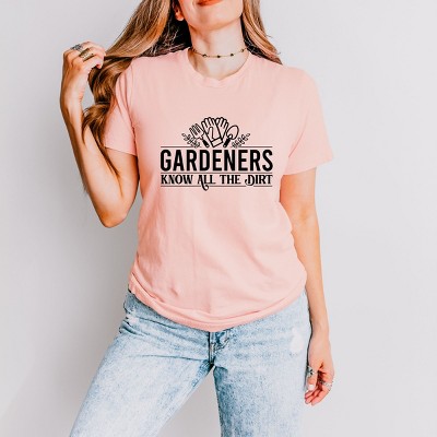 Simply Sage Market Know All The Dirt Short Sleeve Tee - S - Blush