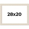 PosterPalooza | Weathered White Picture Frame - UV Acrylic, Backing Board, Hanging Hardware Included - 2 of 4
