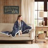60"x70" Brewster Mink to Berber Heated Throw Blanket Blue/Green - Woolrich: Secure Comfort Technology, Auto Shut Off - 3 of 4