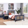 PAGED Twin Size Toddler Bed Wooden Baby Bed Frame with Reversible Panel, Headboard and Footboard for Bedroom - 2 of 4