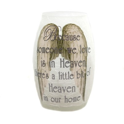 Stony Creek 5.25 In Bereavement Pre-Lit Vase Sympathy Heaven Novelty Sculpture Lights