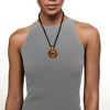 Ross-Simons Italian Leopard-Print Murano Glass Pendant Necklace With 18kt Gold Over Sterling - 2 of 4