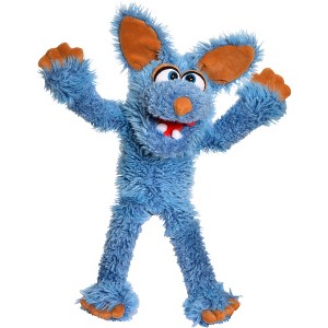 Living Puppets: Fizz The Blue Dog - 18" Plush Hand Puppet, Handmade Pal - 1 of 4
