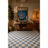 Rug Branch Kids Metro Checkered Harbor Blue Indoor Soft Area Rug - 2 of 4