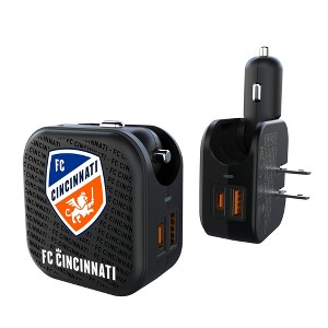 MLS Eastern Conference Teams Text Backdrop 18-Watt 2 in 1 USB A/C Charger - 1 of 3