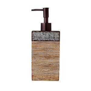 SKL Home Farmhouse Crate Soap Dispenser - Natural 7.76x2.04x3.01 - 1 of 4