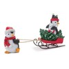 Melrose Playful Penguins with Sled Figurine (Set of 2) - 4 of 4