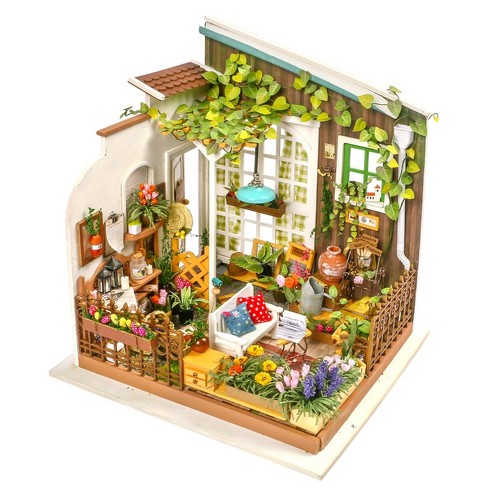 Hands Craft DIY 3D Wooden Puzzles - Miniature House: Miller's Garden