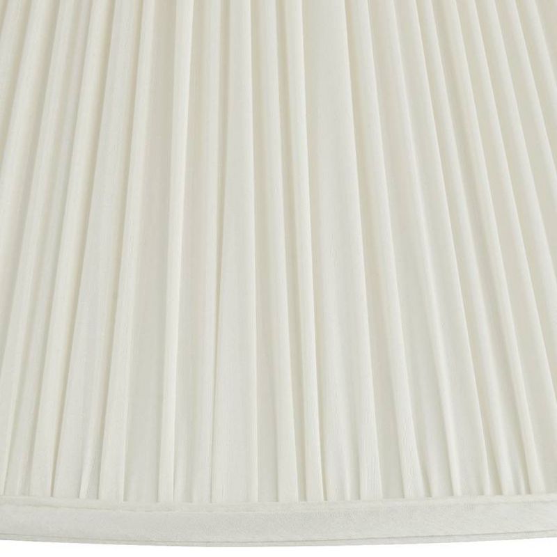 Springcrest Beige Mushroom Pleated Medium Empire Lamp Shade 7" Top x 16" Bottom x 12" Slant x 11.25" High (Spider) Replacement with Harp and Finial, 3 of 9