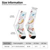 Music Instruments Women Printed Crew Socks Funny Funky Socks Soft Polyester Novelty Gifts for Artists Men - 2 of 4