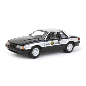 Greenlight Collectibles 1/64 1993 Ford Mustang SSP North Carolina Highway Patrol Car ACME Exclusive GL51495 - 1 of 4