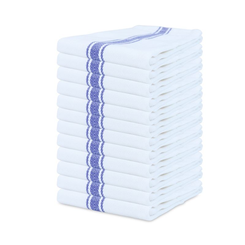 Sloppy Chef Herringbone Kitchen Towel (12 Pack), 15x25, 100% Cotton Tea Towel, 1 of 6