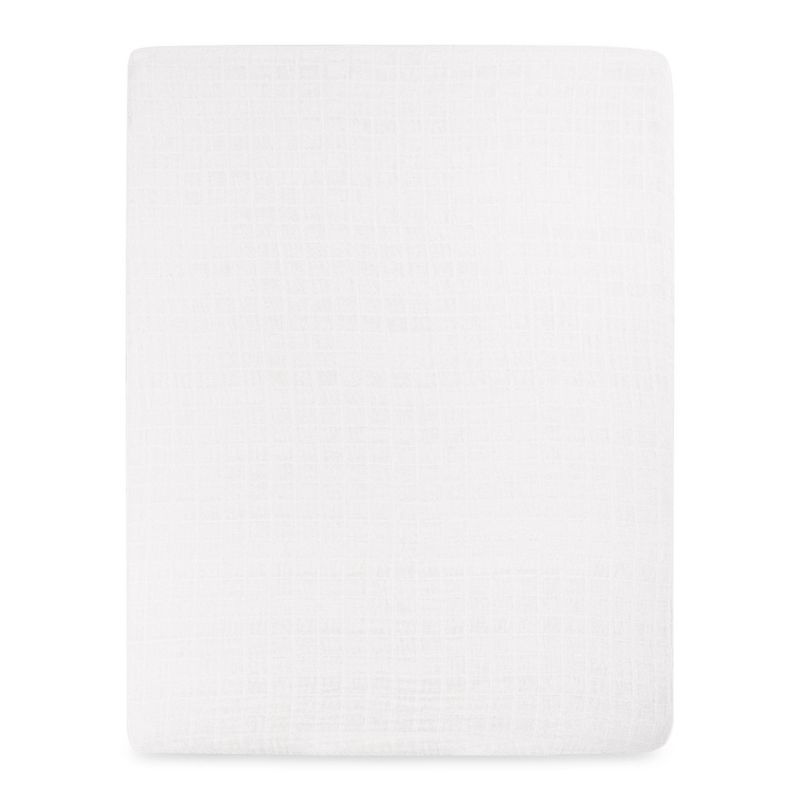 Babyletto Plain White Muslin All-Stages Midi Crib Sheet, 4 of 10