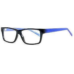 Soho 1017 in Black & Crystal Red Designer Eyeglasses :: Custom Left & Right Lens - 1 of 4