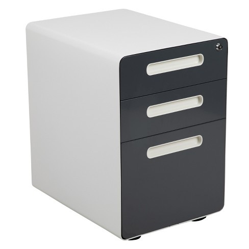 Locking file store cabinet target