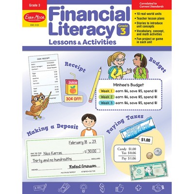 Evan-Moor® Financial Literacy Lessons & Activities, Grade 3