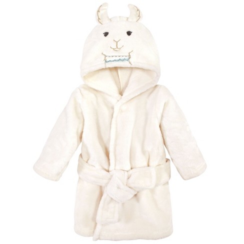 Little Treasure Baby Unisex Plush Bathrobe, Neutral Llama, 0-9 Months - image 1 of 1