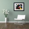 Trademark Fine Art -Dean Russo 'Lying Lab' Matted Framed Art - 3 of 4
