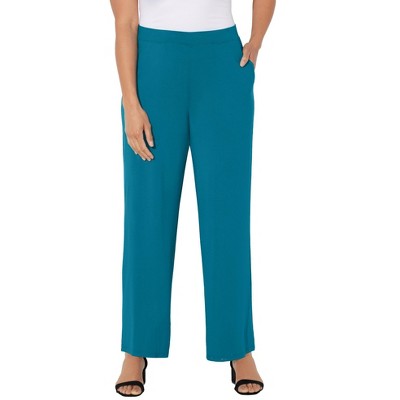 Catherines Women's Plus Size Anywear Wide Leg Pant