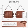 Hobo Crossbody Bags for Women Vegan Leather Purses and Handbags Bucket Bags Ladies Shoulder Purses for Everyday - 4 of 4