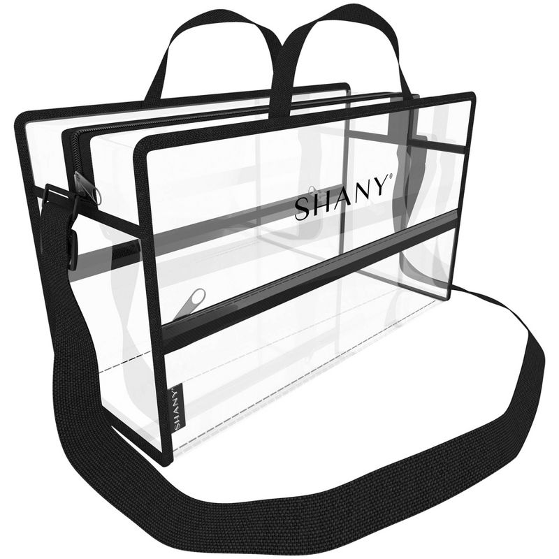 SHANY Clear PVC Water-Resistant Travel Tote Bag, 3 of 5
