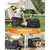24-Inch Collapsible Dog Crate, Portable Pet Carrier with 3 Doors & Safety Zippers, Water-Resistant Soft Kennel for Small Medium Dogs - 2 of 4