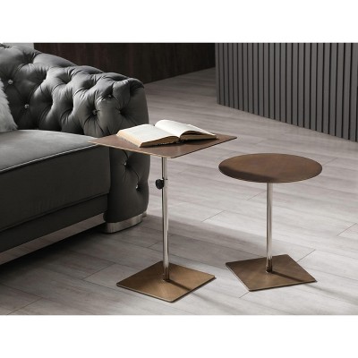 Whiteline Modern Living Marley Side Table, Bronze