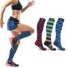 Extreme Fit Compression Socks - Knee High Performance Socks for Running, Travel, and Pregnancy - 3 Pair - 2 of 3