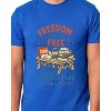 Independence Day T-Shirt Men's Freedom Isn't Free Snacks Novelty Tee - 4 of 4