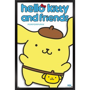 Trends International Hello Kitty and Friends: Hello - Pompompurin Feature Series Framed Wall Poster Prints - 1 of 4