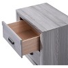 CAVINAS 2/5 Drawer Dresser,Contemporary Driftwood Finish Chest of Drawers with Spacious Storage Space for Bedroom,1 Piece - 4 of 4