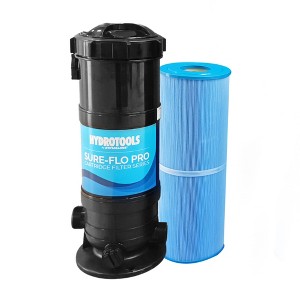 Swimline HydroTools 90 SF Ingound & Above Ground Pool Cartridge Filter Heavy Duty Accessory up to 43,200 Gallons with Silver Ion Treated Element - 1 of 4