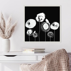 Amanti Art Black and White Flowers II by Irena Orlov Framed Wall Art Print - 1 of 4