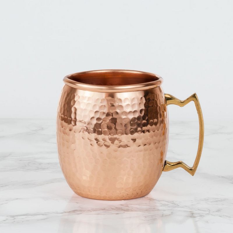 Twine 3621 Old Kentucky Home: Hammered Copper Moscow Mule Mug, 16 oz, 2 of 11
