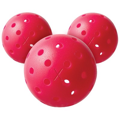 Franklin Sports X-40 Performance Outdoor Pickleballs 3pk - Pink : Target