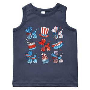 The Juniper Shop Patriotic Balloon Animal Chart Toddler Tank - 1 of 4