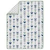 Sweet Jojo Designs Boy Girl Gender Neutral Unisex Baby Crib Bedding Set - Mod Arrow Collection Grey and Green 4pc - 3 of 4