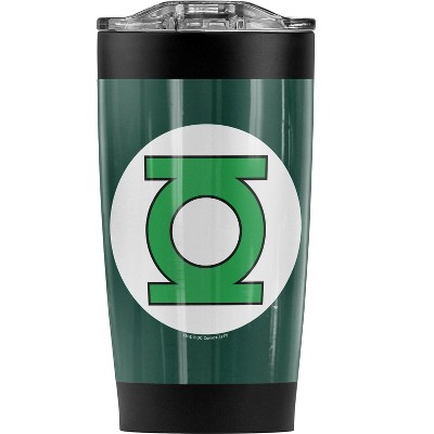 DC Green Lantern Logo Steel Tumbler 20oz Coffee Travel Mug