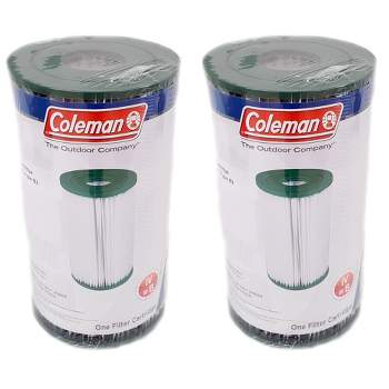 Coleman 90358E Type IV/Type B Swimming Pool Filter Pump Replacement Cartridges for 2,500 Gallons Per Hour Filter Pumps (2 Pack)