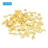 Unique Bargains Metal Bulk Elegant DIY Crafts Jewelry Making Initial Pendants 50 Pcs - 3 of 4