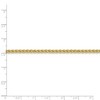 Black Bow Jewelry 2.75mm 14k Yellow Gold Hollow Wheat Chain Necklace - 4 of 4