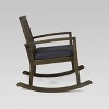 Montrose Acacia Wood Patio Rocking Chair Gray - Christopher Knight Home: Weather-Resistant Outdoor Rocker - 4 of 4