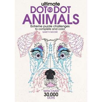 Creative Haven Wild Animals Dot-To-Dot Coloring Book (Adult Coloring Books:  Animals)