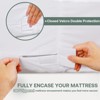 Aoibox King Mattress Protector Cover 76x80 Waterproof Encasement Soft Terry Top 12 Inch Deep Pocket Zipper Closure - 4 of 4